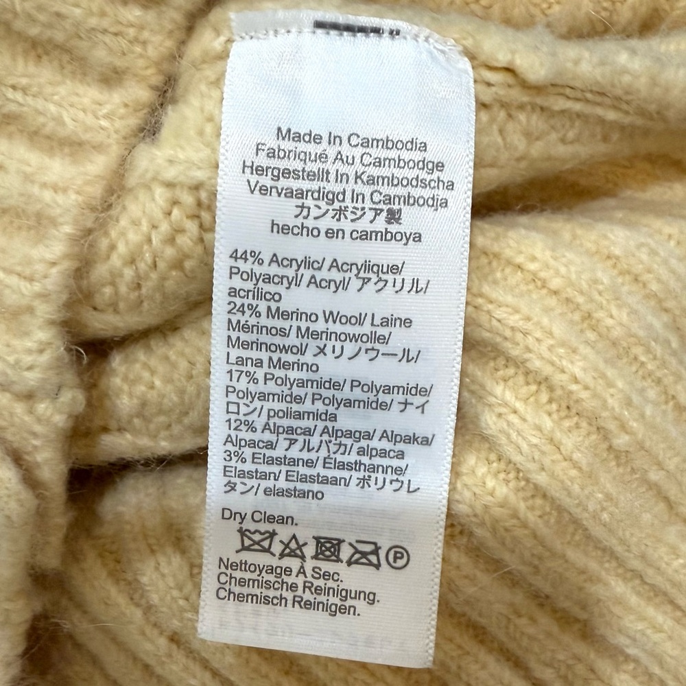 J. Crew Women's Collared Cable Knit Cardigan CC004 - Picture 6 of 7